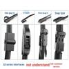 Compatible Wipers for BYD Han, Qin, Song PLUS, Dolphin, Seal, Yuan, Tang, S7, S8, F3, F0 - Boneless Design