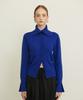 Unmute Wool Cashmere Sailor Knit Cardigan_Blue