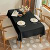 Anti oil and anti scald solid color waterproof tablecloth, suitable for Christmas dining tables, hotels, holiday weddings