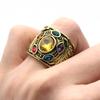 Marvel Avengers Infinity War Thanos Gauntlet Power Ring Jewelry Ornament Cosplay