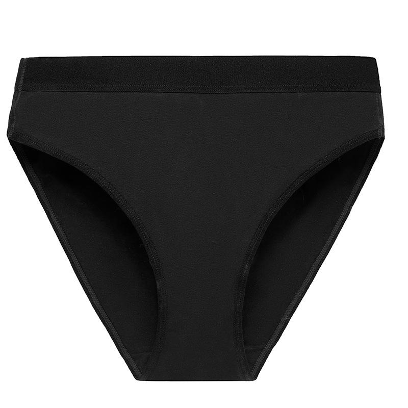 Международные хлопковые трусики с высокой талией женские хлопковые женские бикини женские трусики голова S чёрный