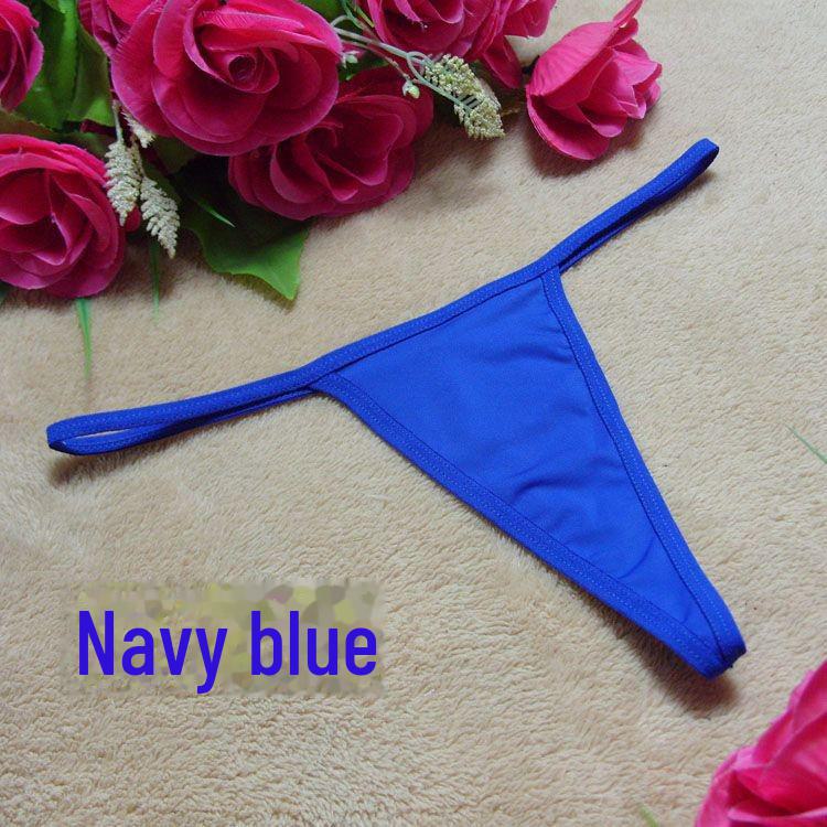 

Сексуальные кружевные трусики-стринги из молочного шелка с низкой талией One Size (fits 40-70 kg), individually packed