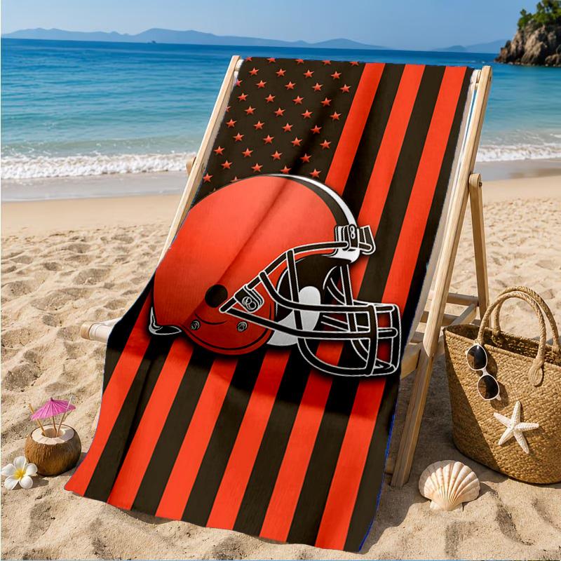 Cincinnati Browns Legacy Beach Towel, Microfiber Beach Towel, Perfect For Pool, Beach, Travel, Home Decor Beach Party Fan Gifts