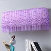 Air Conditioner Cover, Dust Cover for Bedroom Hanging Air Conditioner, Durable Four Seasons Lace Hanging Cover