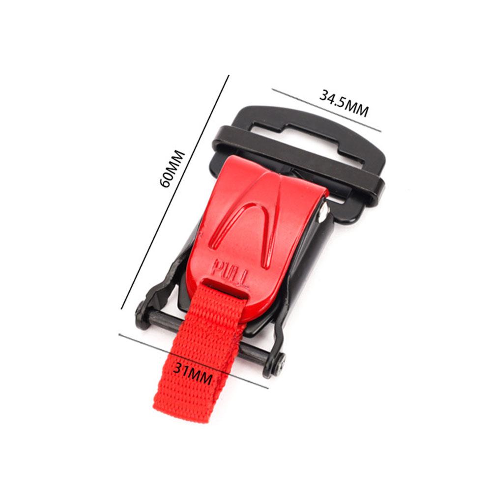 Motorcycle Black Helmets Speed Clip Buckle Chin Strap Quick Release Buckle