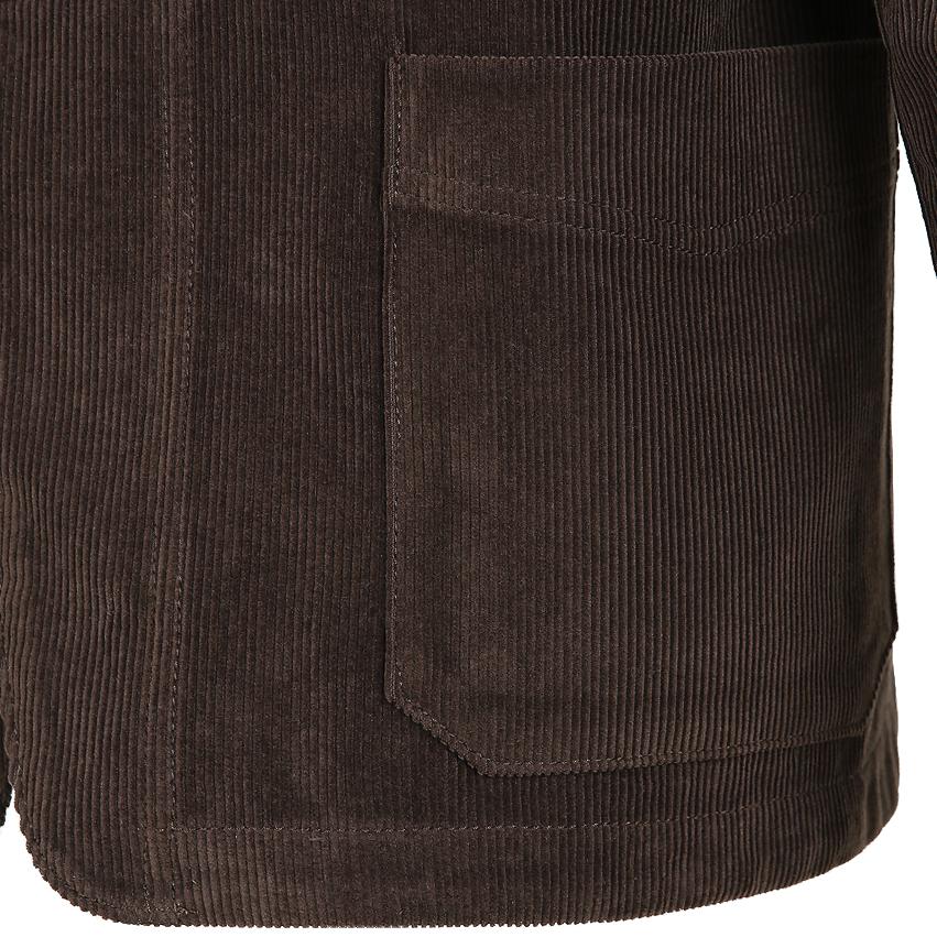 Sortie Corduroy French Work Jacket (Brown)