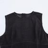 2025 Spring Women's Round Neck Sleeveless Denim-Effect Dress