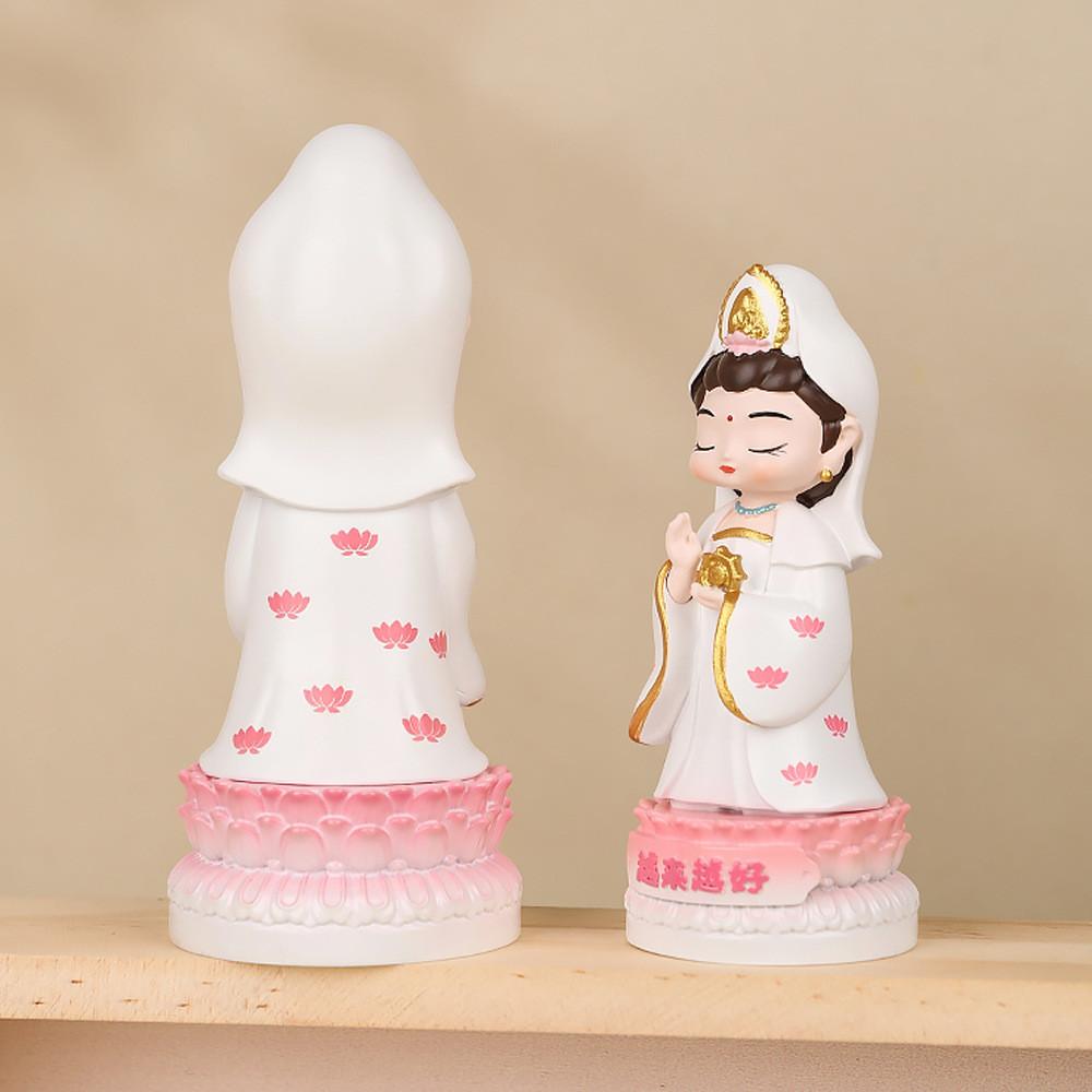 Increasingly Good Nanhai Guanyin Resin Decor Gift For Home Office And Celebration