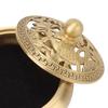 3pcs Easy Cleaning Incense Cone Holder With Lid Brass Incense Burner  For Home Yoga Spa Decor