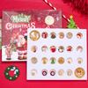 Christmas Bracelet Gift Box DIY Jewelry Making Set Beaded Bracelet Advent Christmas Tree Blind Box for Kids Teens Adults