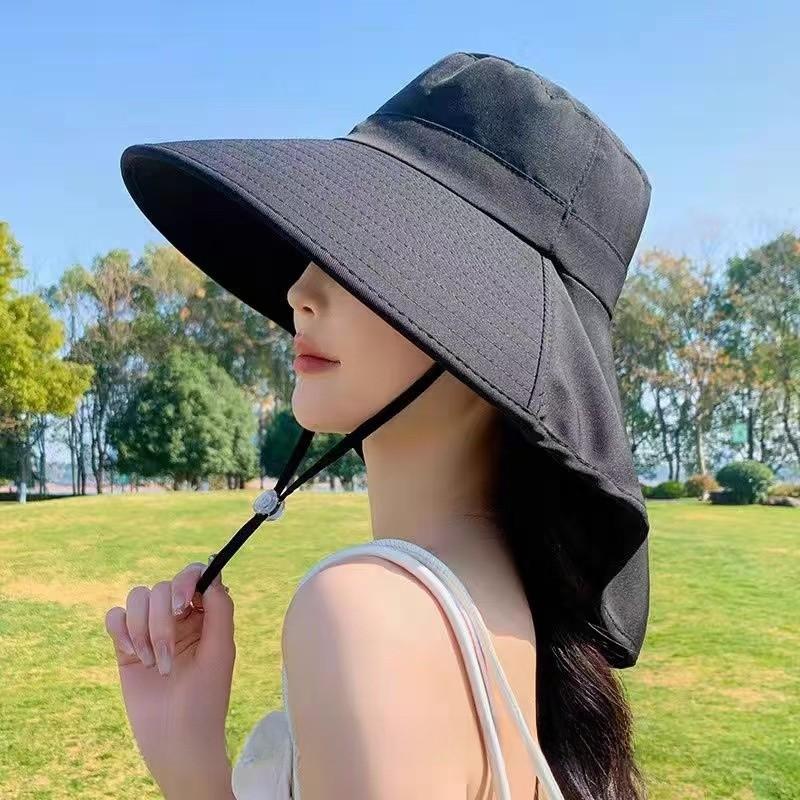 Summer Sun Protection Hat With Face Shield And Neck Cover For Women Outdoor Uv Sun Hat