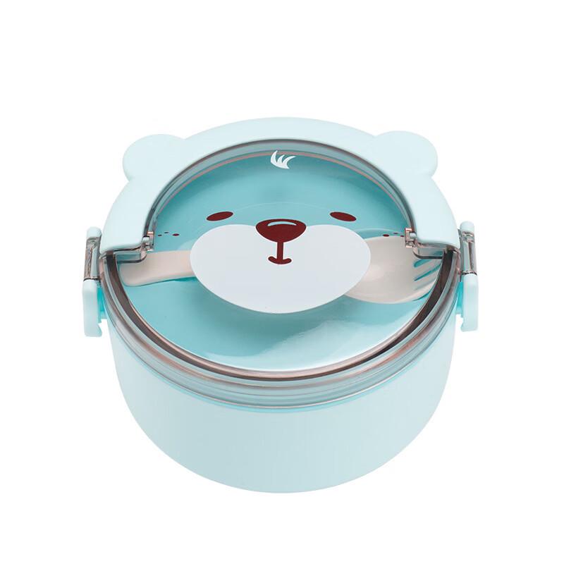ZISIZ Cartoon Bear 3-Tier Microwaveable Lunch Box