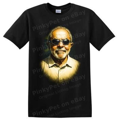 Luiz Inácio Lula da Silva Koszulka z Portretem Lider Polityczny Retro Artystyczna Koszulka