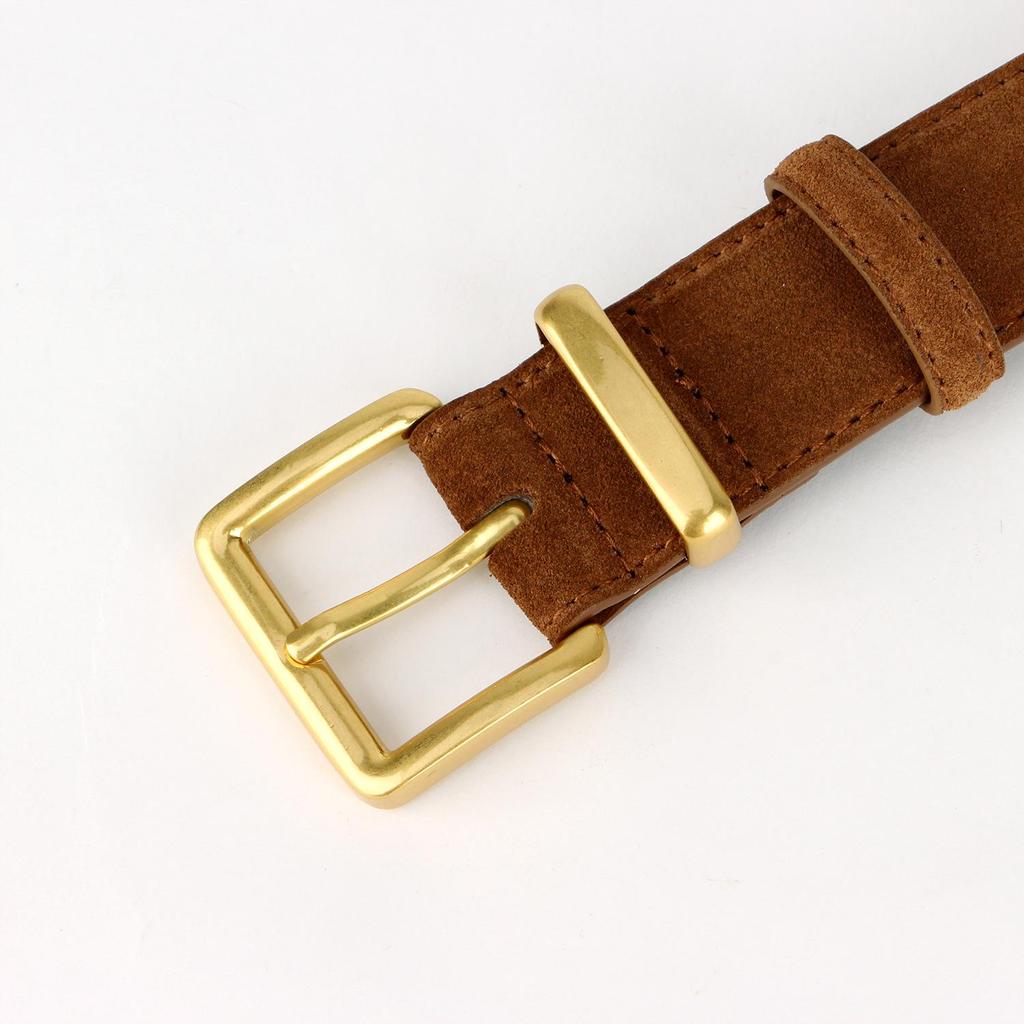 Klassischer Retro Damen-Wildleder-Ledergürtel - Vielseitiges Jeans-Accessoire mit hochwertigem Gefühl
