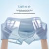 FitonTon Men's Ice Silk Antibacterial Boxer Briefs 4-Pack