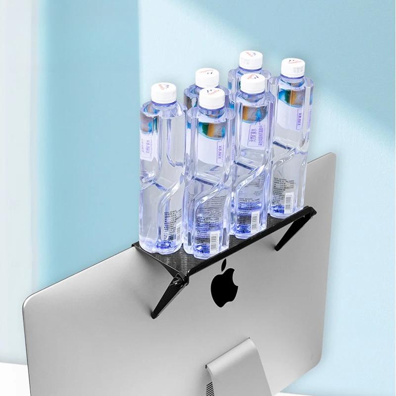 New Adjustable TV Screen Top Shelf Display Shelf Computer Monitor Riser Desktop Stand TV Rack TV Top Monitors Simple Bracket