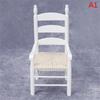 Dollhouse Miniature Furniture Fabric Sofa Couch Chair For 1/12 Doll House Accessories Living Room Decor Minimalist Simple