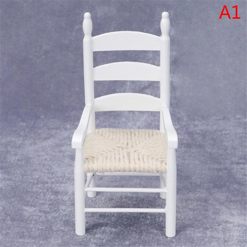Dollhouse Miniature Furniture Fabric Sofa Couch Chair For 1/12 Doll House Accessories Living Room Decor Minimalist Simple