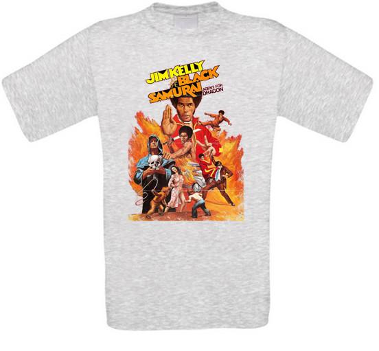Black Samurai Blaxploitation Cult Movie T-Shirt XXXXL