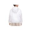 Nike Jacket Printed Logo Solid Color Breathable Hooded Kids Jackets White DX7482-803