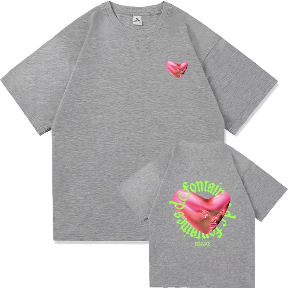 2026 Fontaines D C Romance T Shirt In The Modern World Men Women Clothing Harajuku T-Shirt Unisex High Quality Tops Tees Shirts Casual Short Sleeve