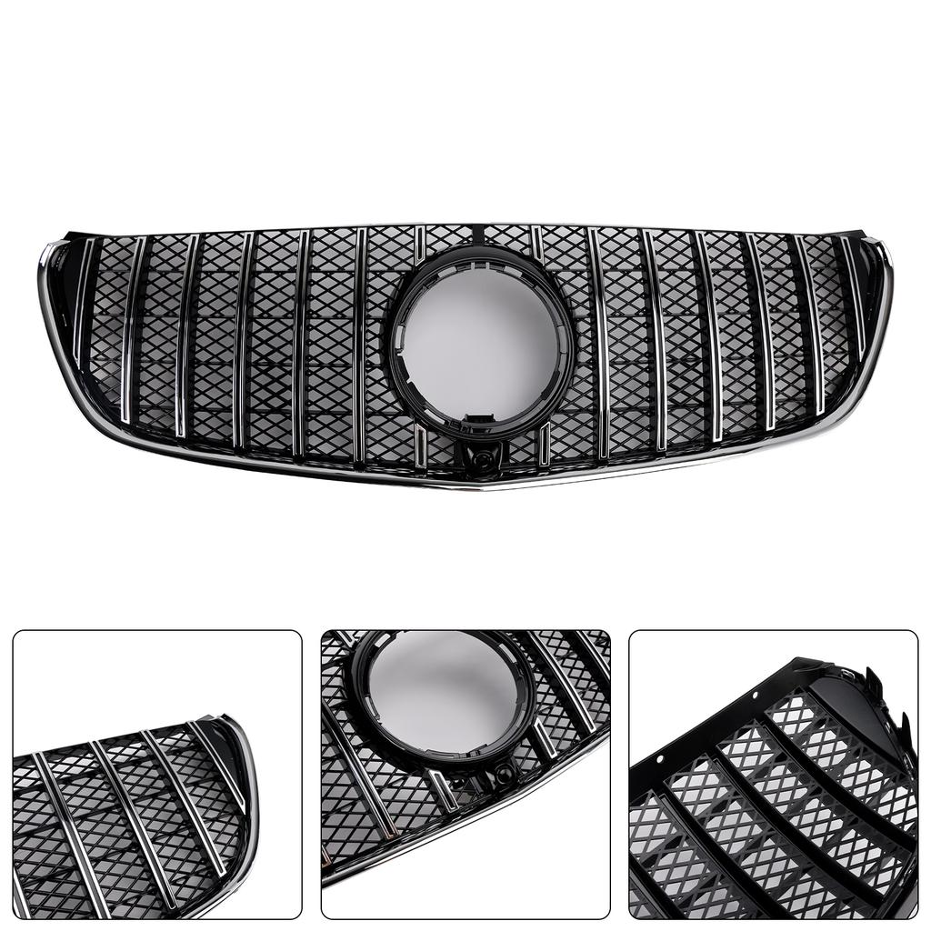 Front Upper Grill Grille Fit Mercedes Benz V Class W447 2014-03.2019