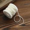 5/10M Christmas Pearl Bead Chain Xmas Tree Ornaments DIY Christmas Decor Hanging Pendant Christmas Scene Decor Props