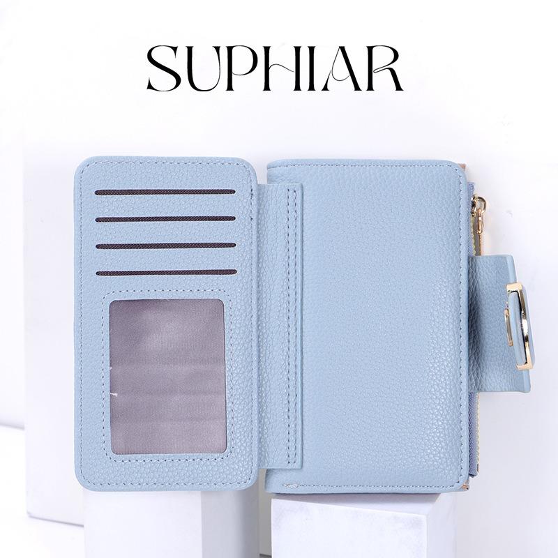 New Versatile Women's Zipper Change Bag, Card Bag, Medium and Long Simple Clutch Bag, 30% Off Wallet for Women