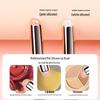 Transparent Silicone Lip Brush with Lid - Portable Lipstick Smudge and Balm Tool