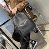Backpack Women's New Versatile First-layer Cowhide Leisure Travel Schoolbag Korean Version of Fashionable Large-capacity Backpack