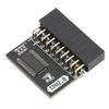 TPM 2.0 Encryption Security Module 20pin Strong Encryption TPM Processor Black TPM Module System Components for LPC PC