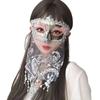 Womens Masquerades Mask Venetians Mask Halloween Mardi Gras Costumes Wedding Party Ball Prom Mask Eye Mask with Veil