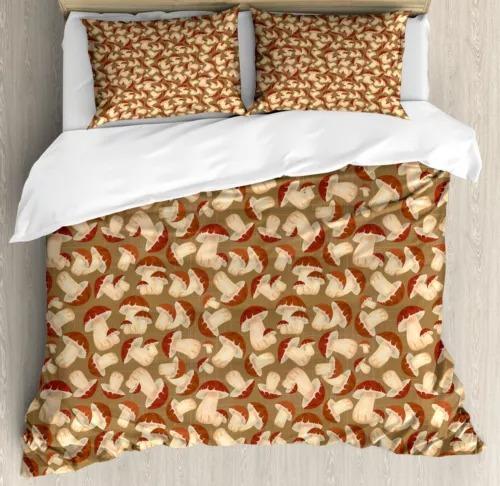 Psychedelic Mushrom Soft Duvet Cover Beding Set Decoration Gift Suitable for Children Young Boys Young Girls Plus Adult Peoples Soft Plus Breathable