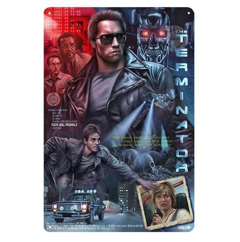 Terminator Arnold Schwarzenegger Movie Metal Poster Tin Sign xcm Plate 20x30cm(7.8x11.8inch)