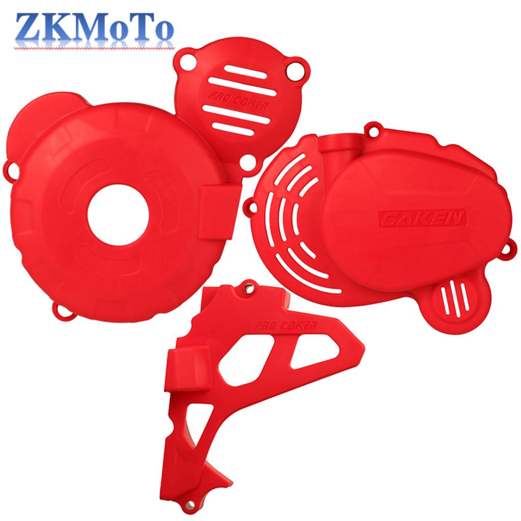 Motorcycle Clutch Guard Water Pump Cover Engine Ignition Protector For ZongShen CB250F ZS172FMM-3 Engine KAYO T4 GUIZUN BOSUER