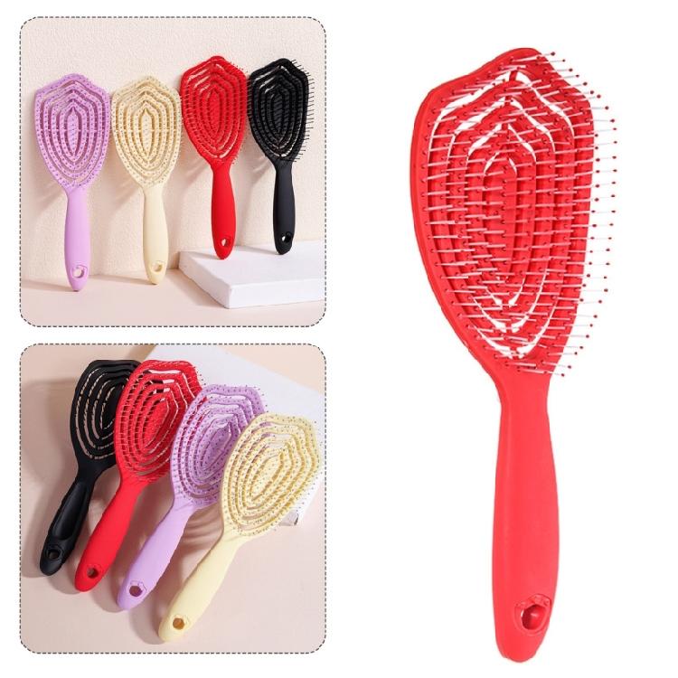 Lightweight Curved Detangling Brush Stylish Hairbrush for Women Hair Comb For Effortless Styling Wet and Dry Hairbrush