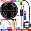 ZMFJH 100-550MM Fuel Level Sensor 0-190ohm 80MM Oil Pressure+Water Temp+Fuel Level+Voltage 7 Color LED for Marine Boat Yacht Car