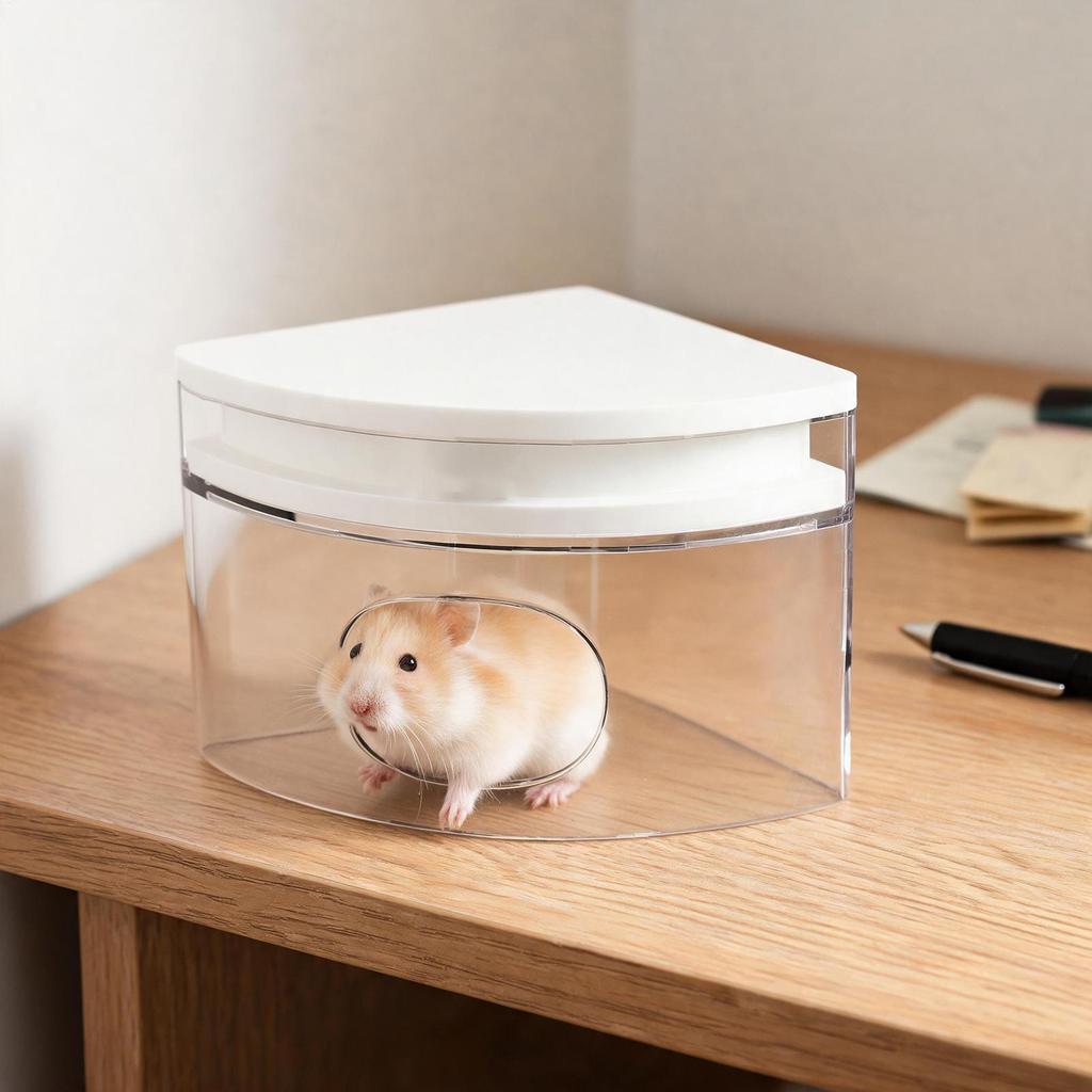 Small Pets House Removable Pets Cooling Shelter Hamster Shelter For Summer Home Indoors Gerbils Chinchilla Golden Silk Bear Mice