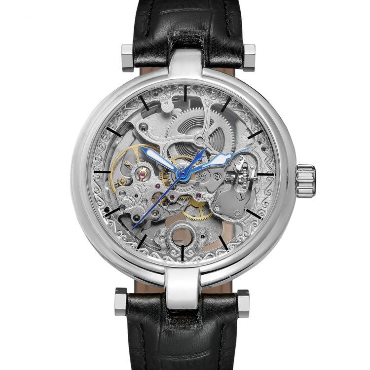 FORSINING Men's Fashion Carved Hollow Fully Automatic Waterproof Mechanical Watch
