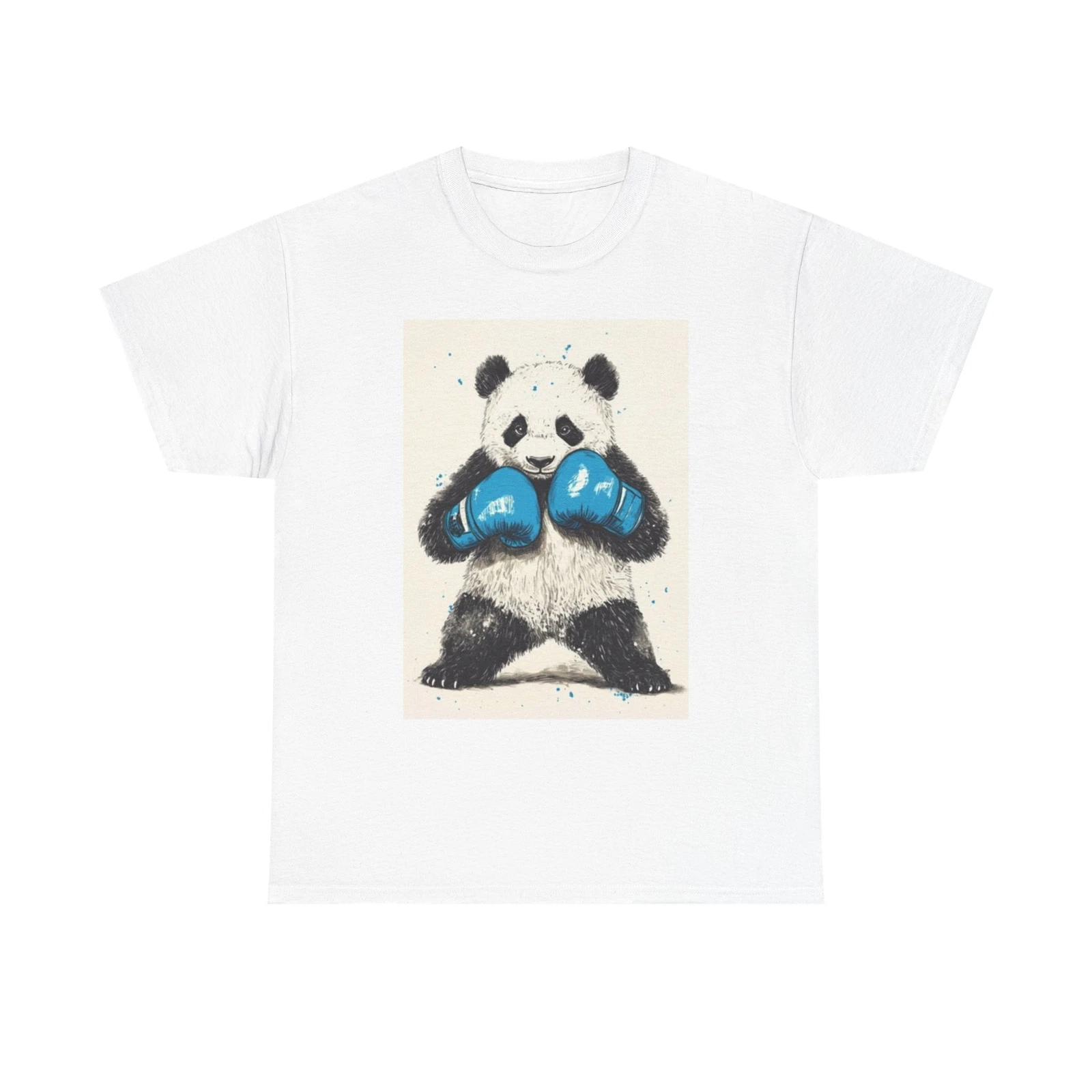 Men s and Women s T-shirts Boxing Panda Graphic XS