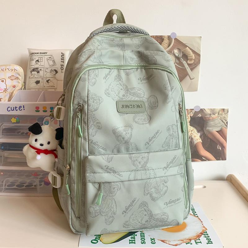 Schoolbags for Children Elementary School Students  Girls and Junior High School Students with High Looks Letter Backpacks