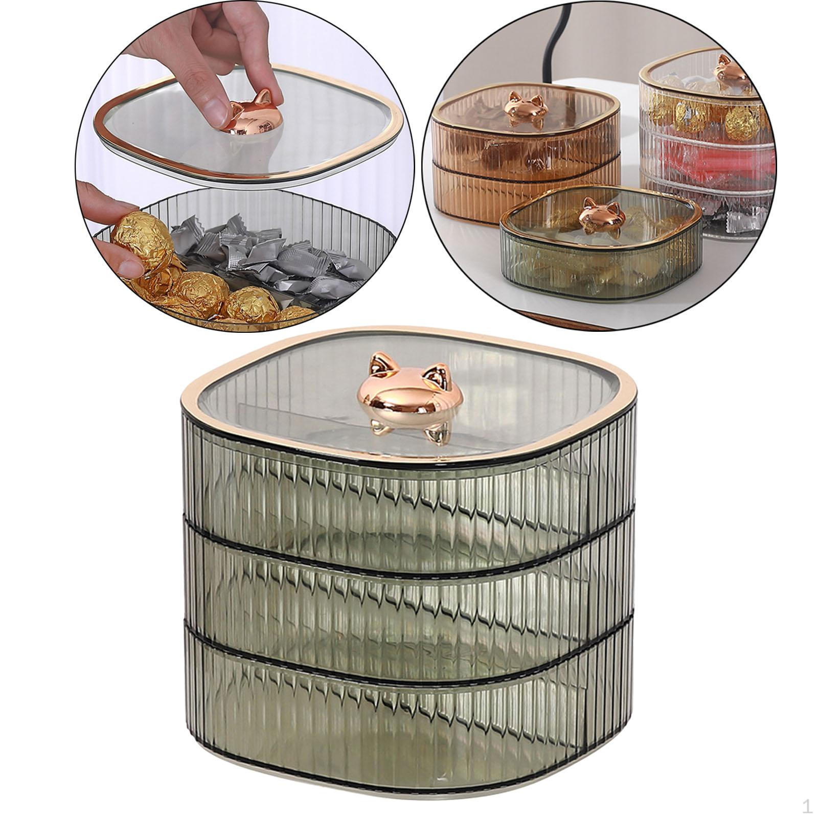 Поднос-держатель для сухофруктов, сервировочная миска, блюдо для конфет, печенья зелёный