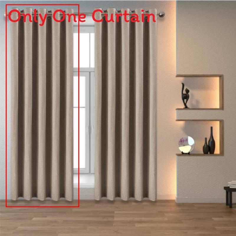 

Solid Color Waterproof Sun Blocking Curtain With Nordic Style For Areas Balcony Coffee