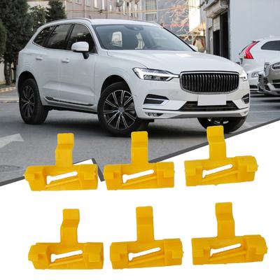 6 Stück Zierleistenklammer Windschutzscheibenleiste Langlebig Für Volvo S60 XC70 V70