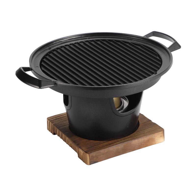 Zibo Portable Charcoal BBQ: Mini Japanese Alcohol Stove for Indoor/Outdoor Use