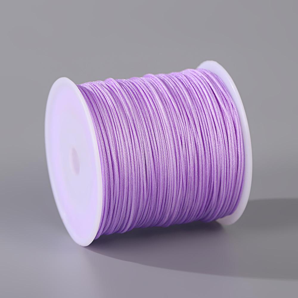 Fatto a mano No. Filo di Giada 72 - Cordino Resistente all'Usura da 0,8 mm per Artigianato di Gioielli, Corda per Mani, Braccialetti, Collane Fai-da-Te, 50m