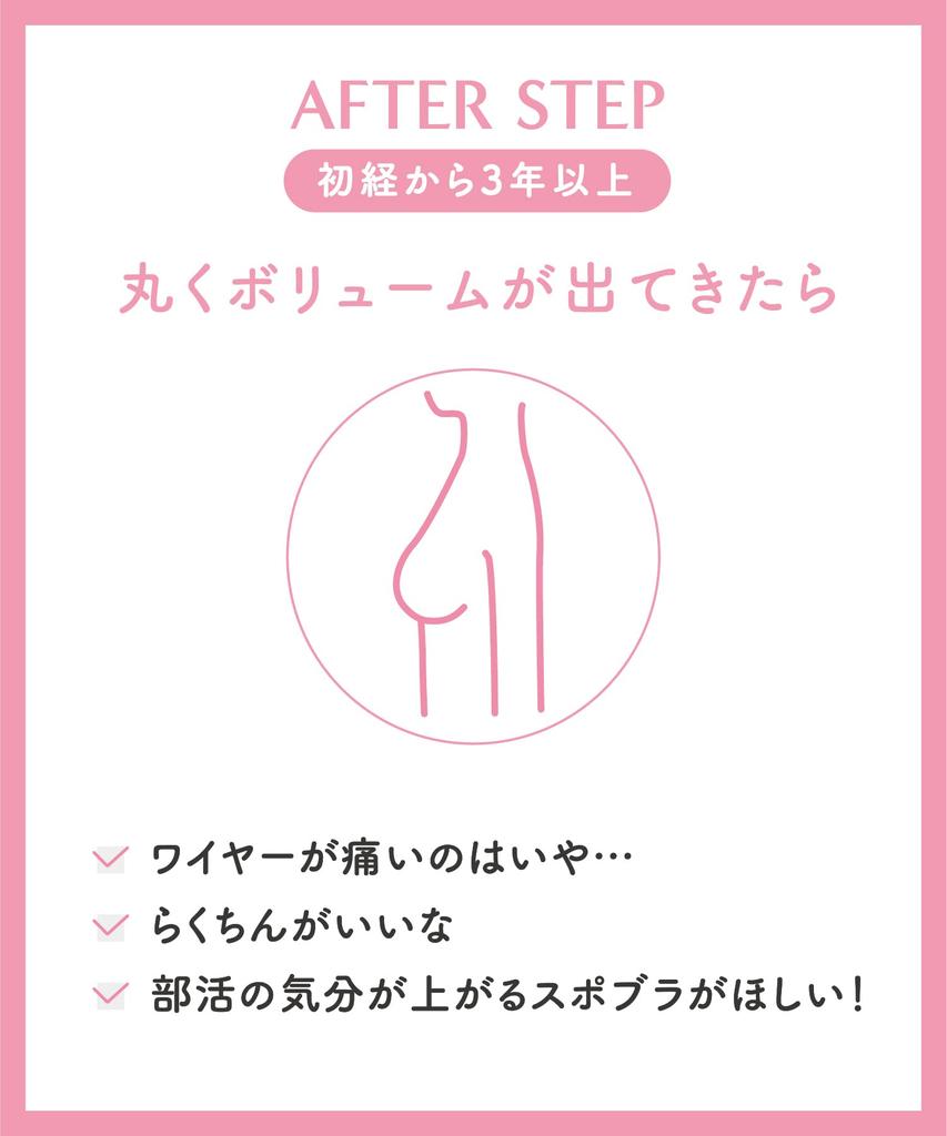 Teen Bras Set of 3 Wing Teen For a fuller D75 Wing/Wacoal (Lucky Bag) - - [AFTER STEP] - rounder, bust, RB9842, Multicolor,