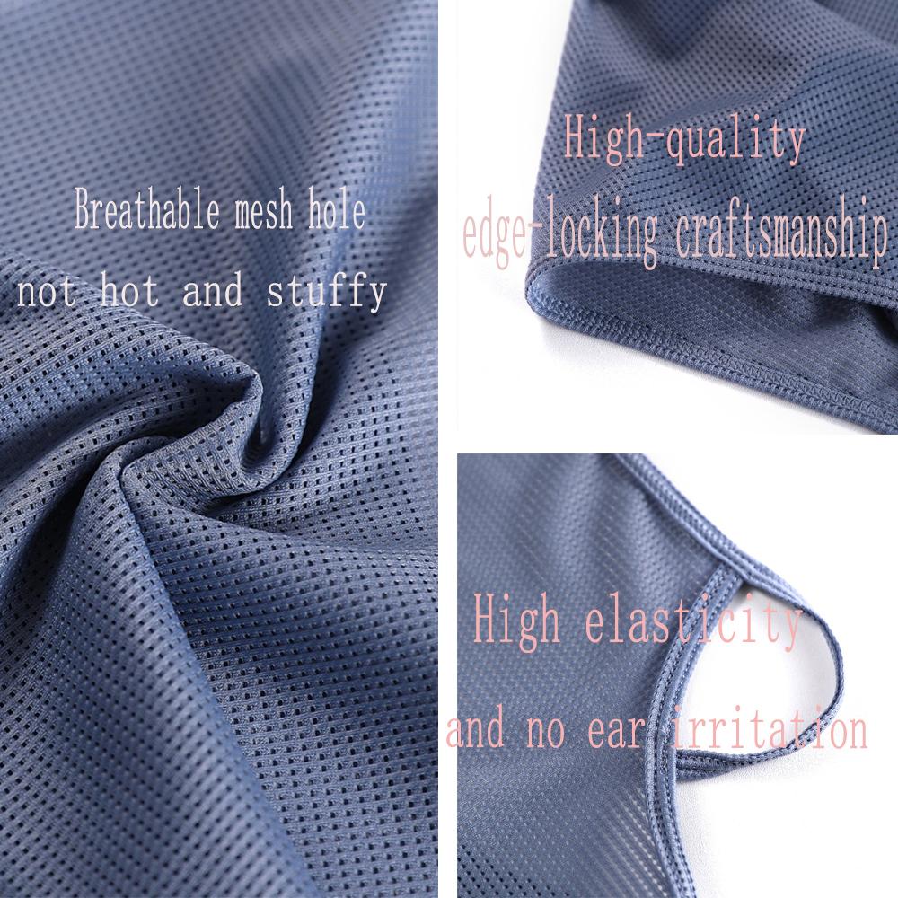 Breathable Bike Mask Windproof Dustproof Solid Color Motorcycle Scarf Ice Silk Balaclava Summer Men Women Sun Protection Veil