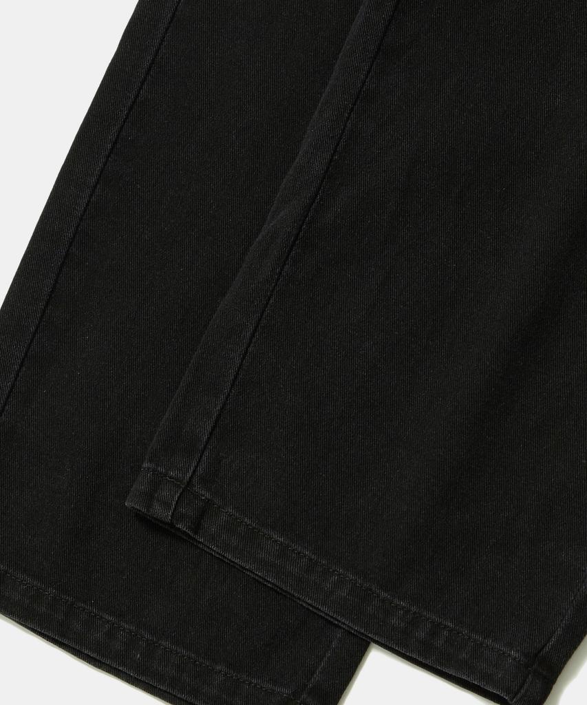 COLUMBIA UNIVERSITY Trajan Label Loose-Fit Washed Denim Pants_Black Jean