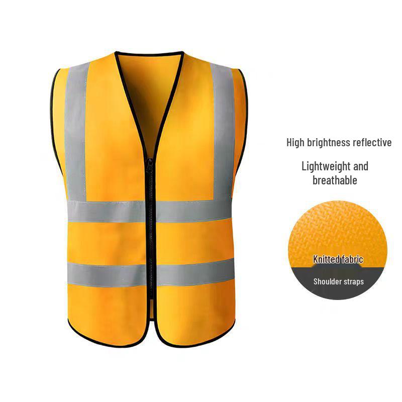 Multi-Pocket Reflective Vest for Drivers, Sanitation, Traffic, Cycling & Construction